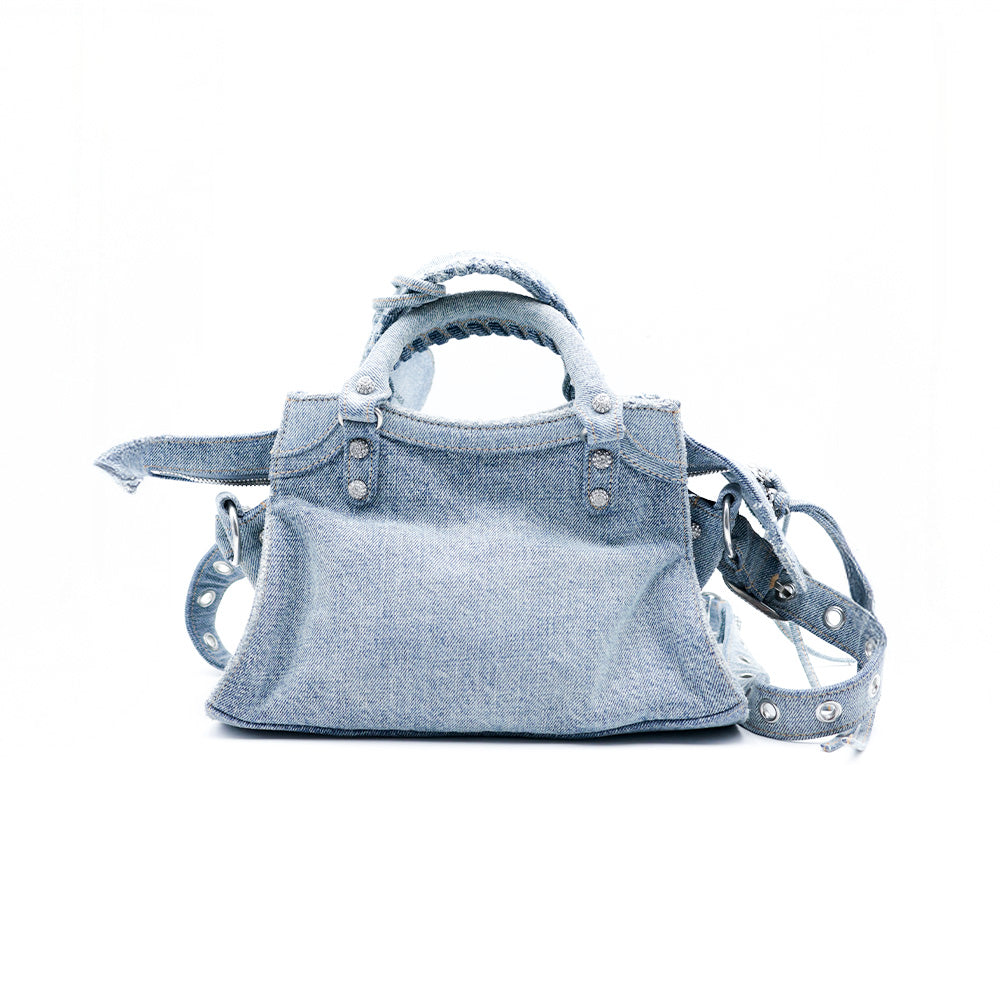 Balenciaga Sac Neo Cagole XS en jean
