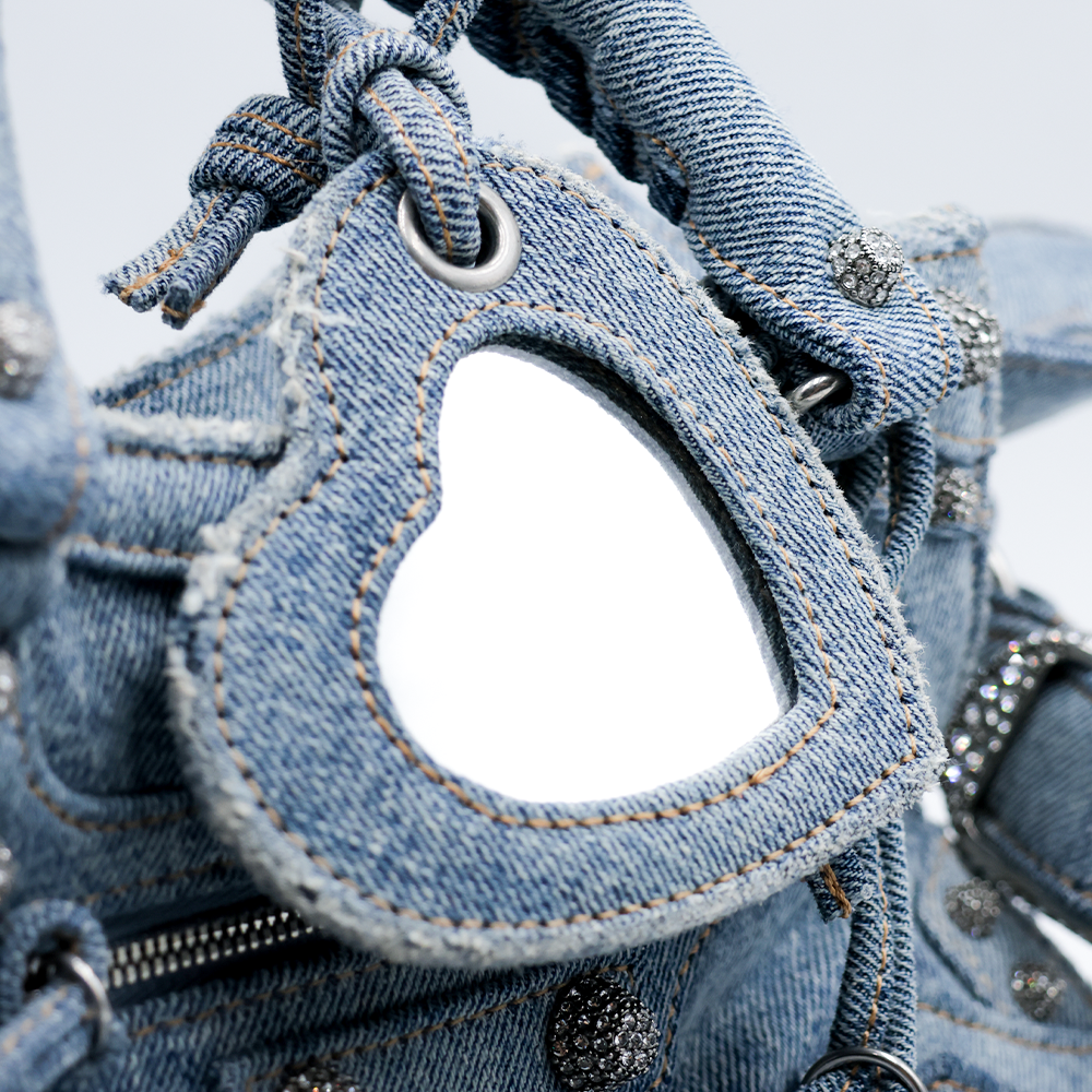 Balenciaga Sac Neo Cagole XS en jean