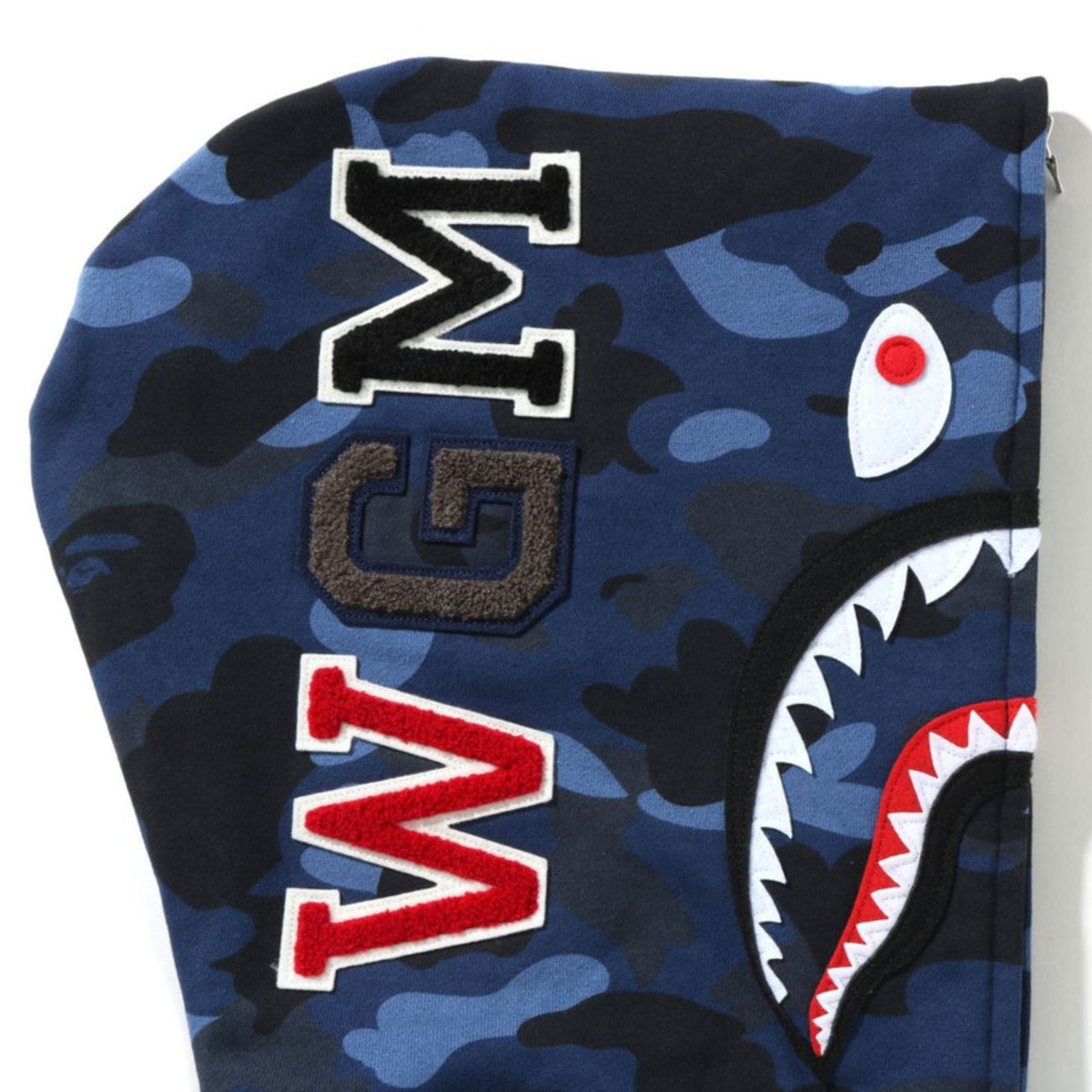 BAPE Color Camo Shark Full Zip Navy Busy Shark