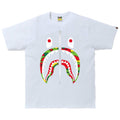 Bape STA Camo Shark Tee White/Multi 2021