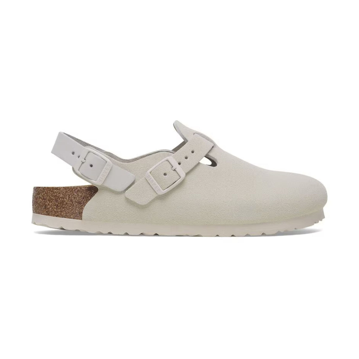Birkenstock Tokio II Suede Antique White