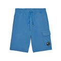 C.P. Company Diagonal Fleece Cargo Short Bleu