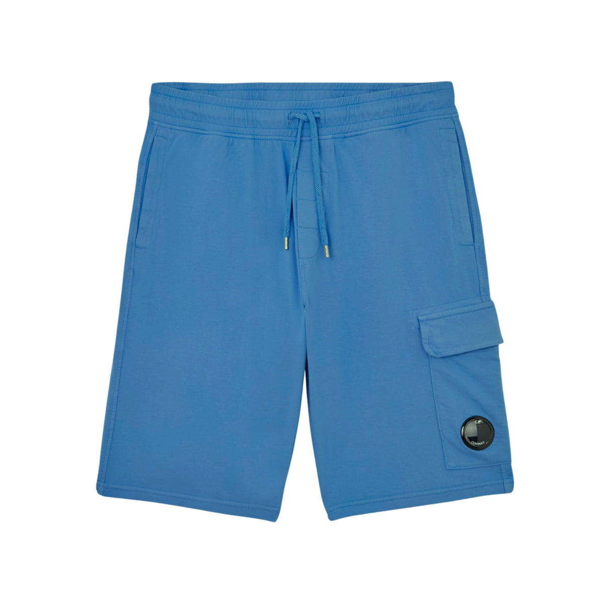 C.P. Company Diagonal Fleece Cargo Short Bleu
