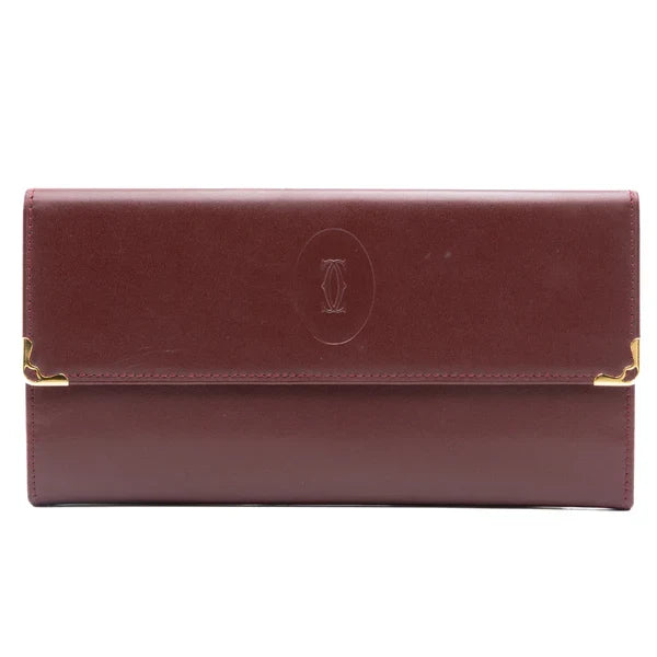 Cartier Portefeuille Bordeaux