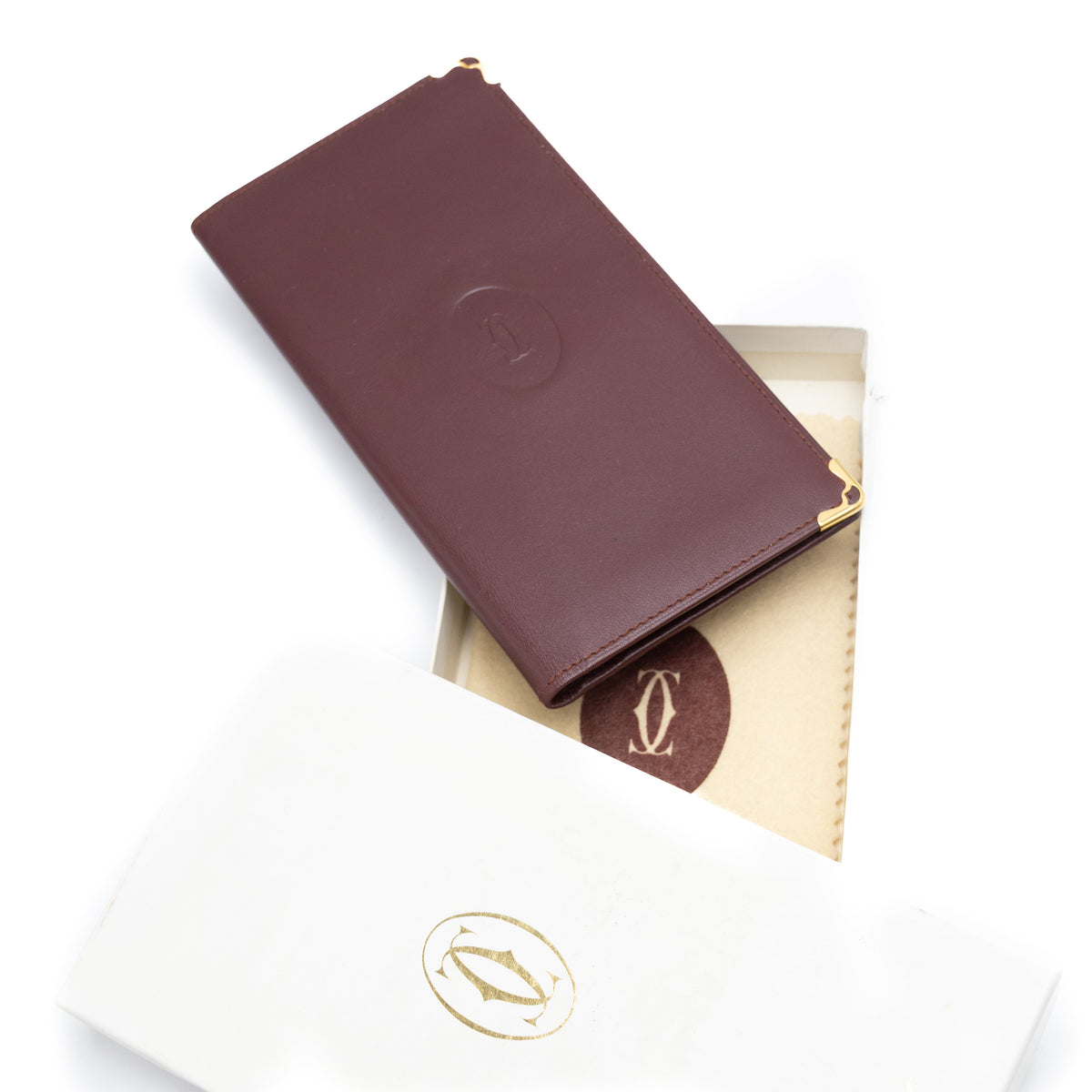 Cartier Portefeuille Bordeaux