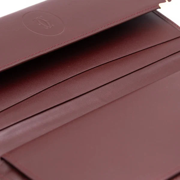 Cartier Portefeuille Bordeaux