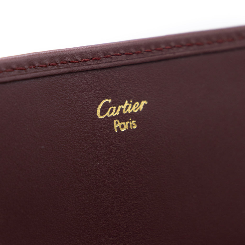 Cartier Portefeuille Long Bordeaux