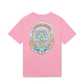 Casablanca T-shirt Casa Way Skate Rose