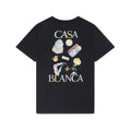 Casablanca T-shirt Objets en Vrac Noir