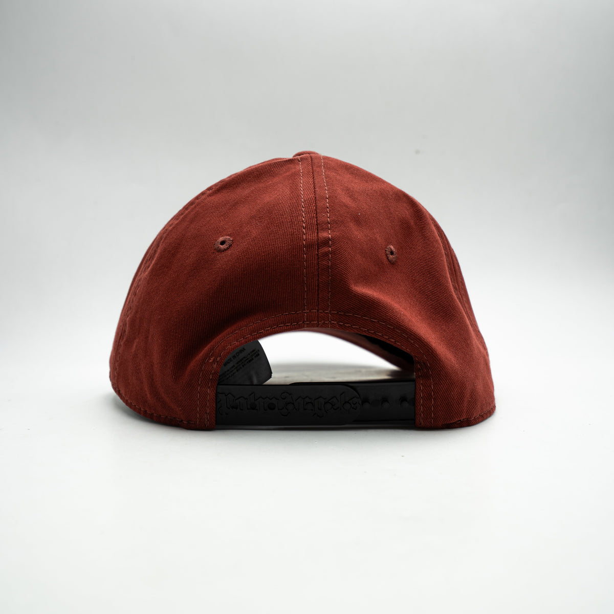 Casquette Palm Angels Logo Brodé Palm Bordeaux