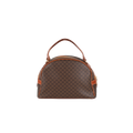 Céline Macadam Canvas Dome Handbag Brown Cloth