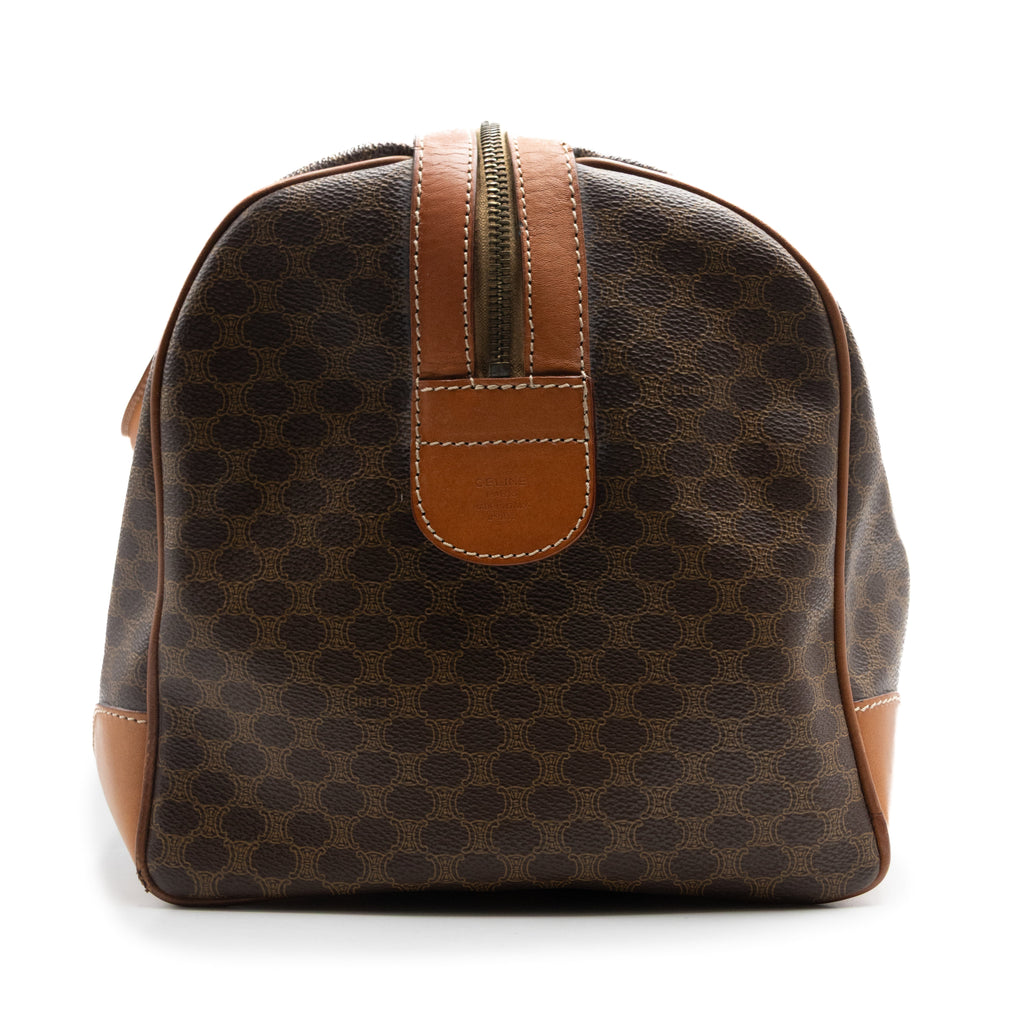 Celine Sac à main Boston Macadam Marron