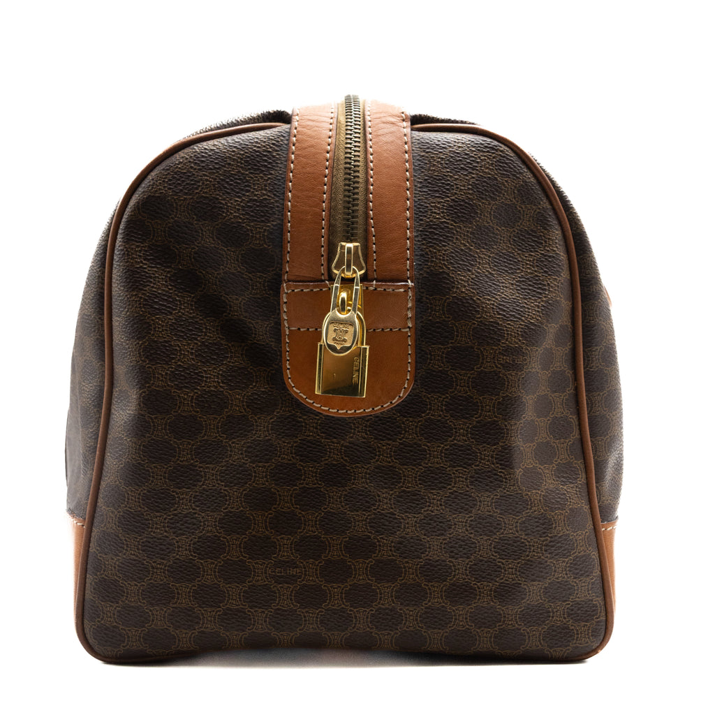 Celine Sac à main Boston Macadam Marron