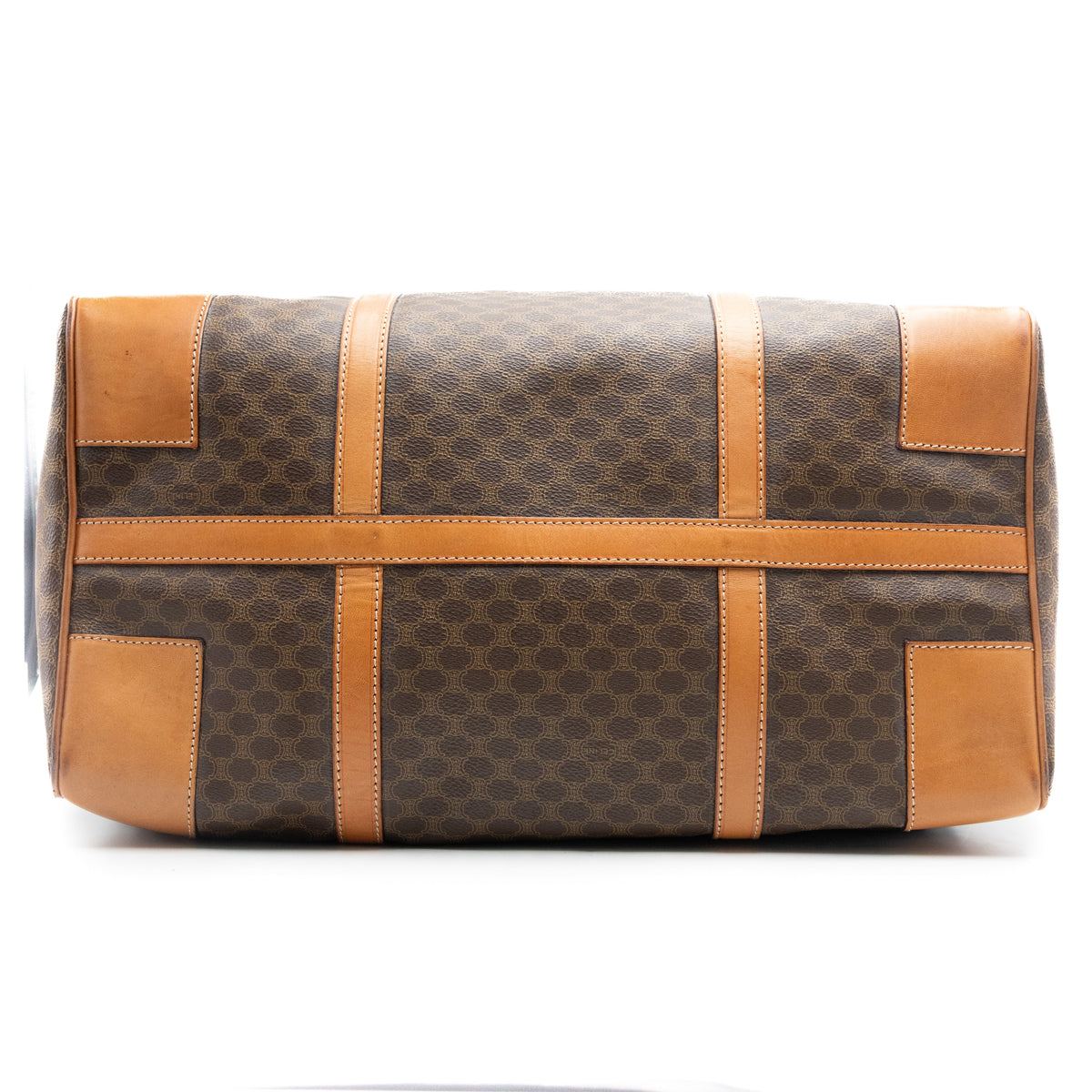 Celine Sac à main Boston Macadam Marron