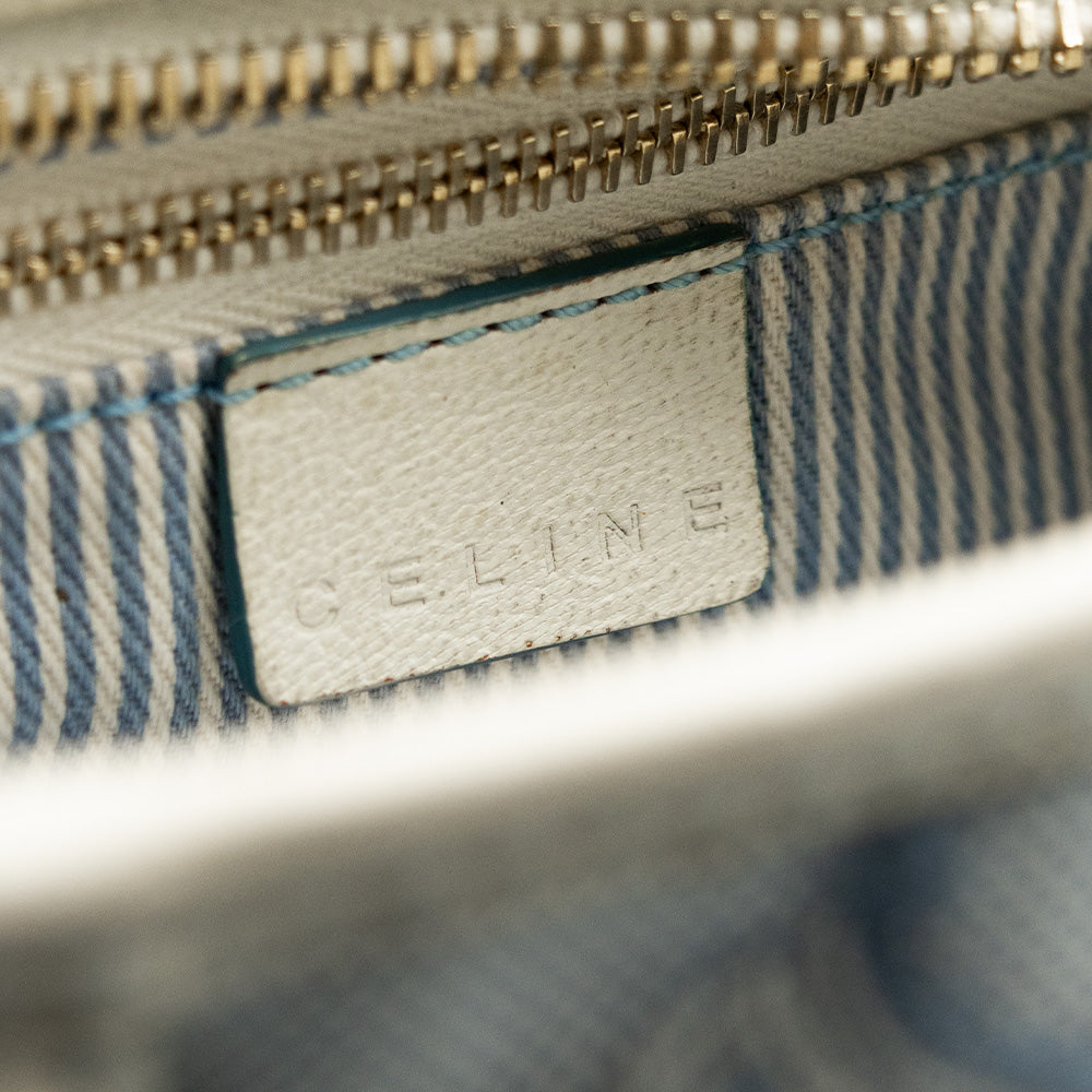 Céline Sac à main Macadam Canvas Bleu