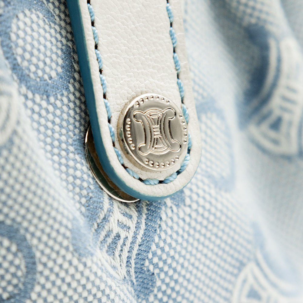 Céline Sac à main Macadam Canvas Bleu