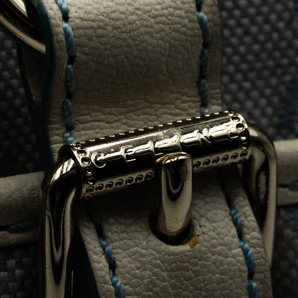 Céline Sac à main Macadam Canvas Bleu