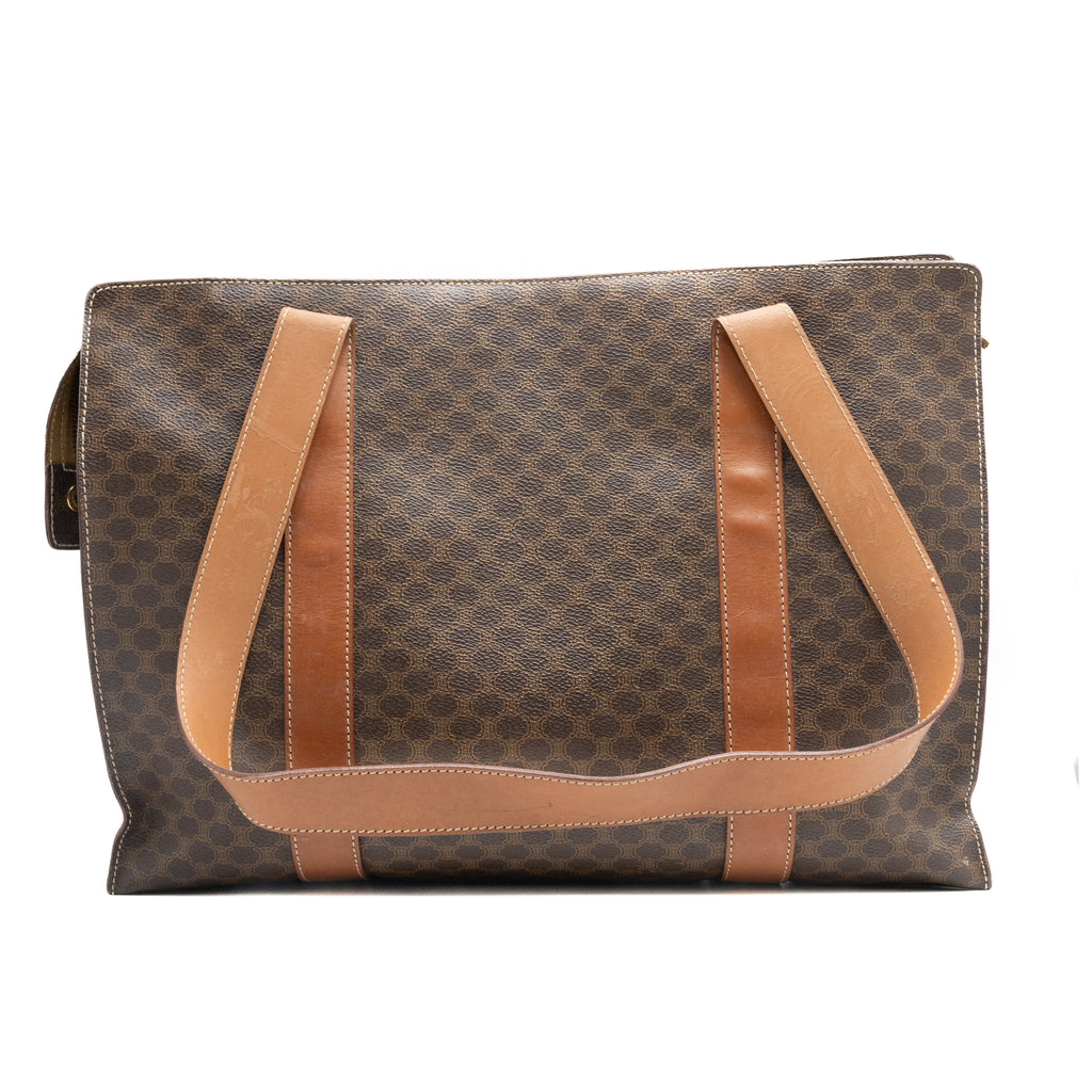 Celine Sac Cabas Macadam Marron