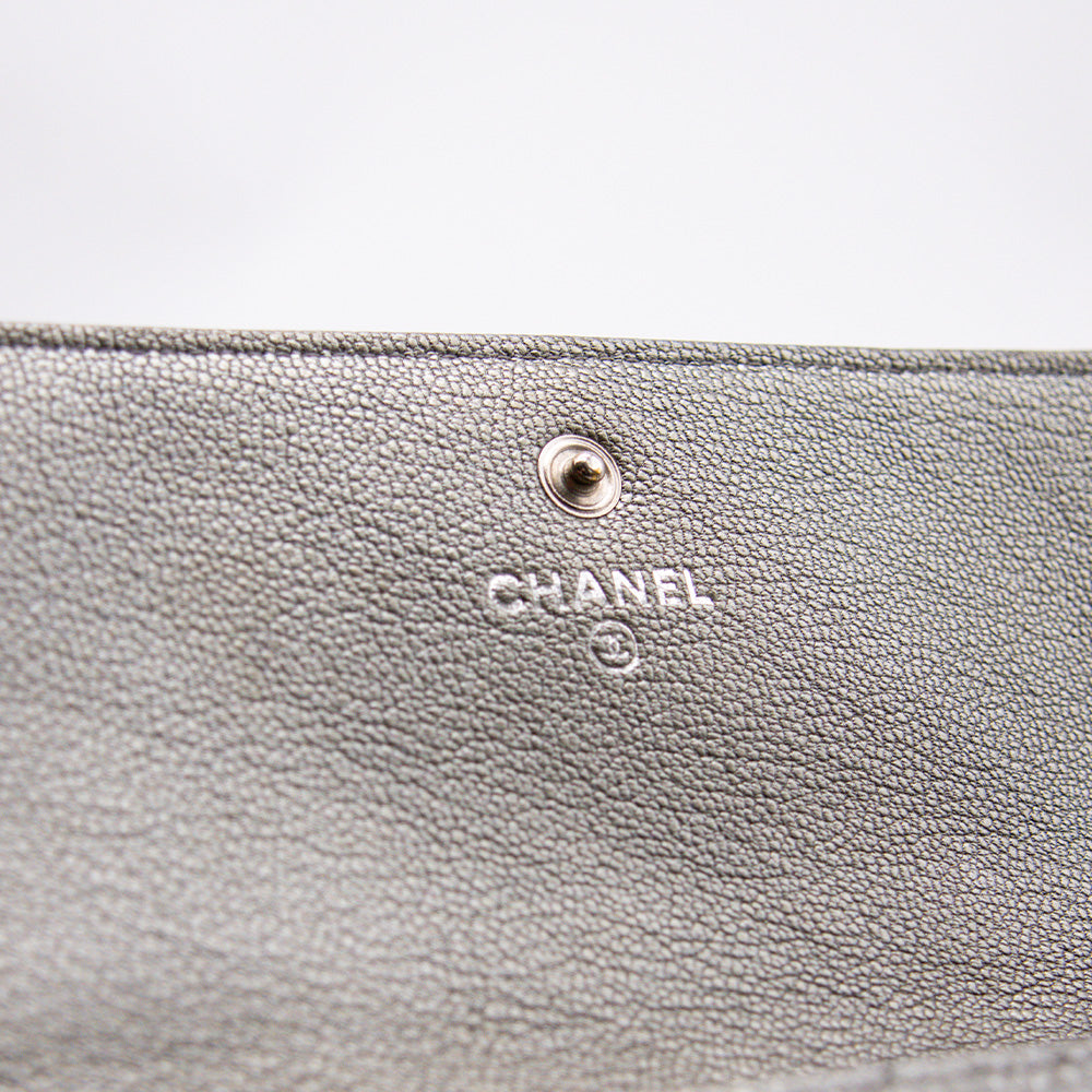Chanel Mini Sac Portefeuille Hook Gris