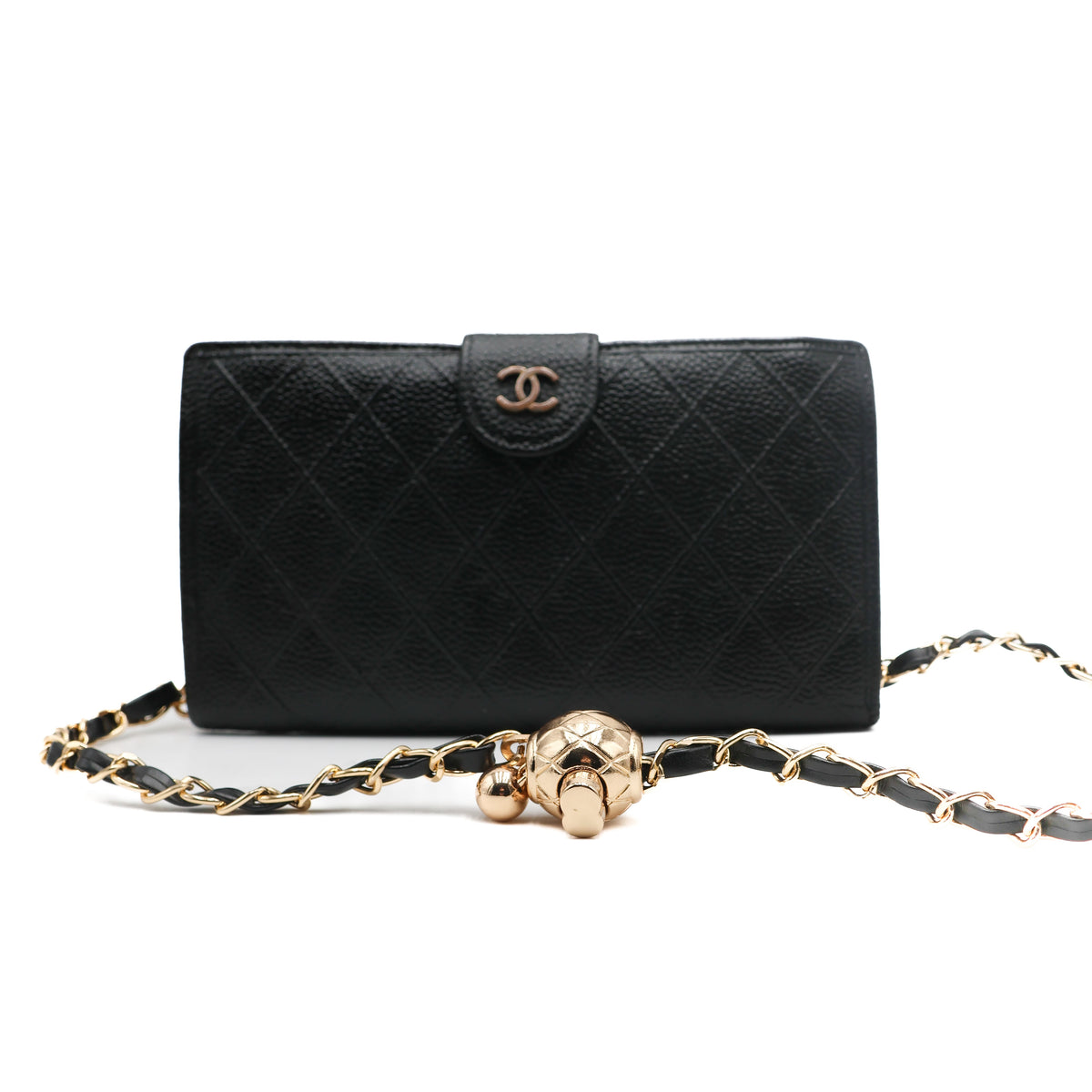 Chanel Portefeuille Noir