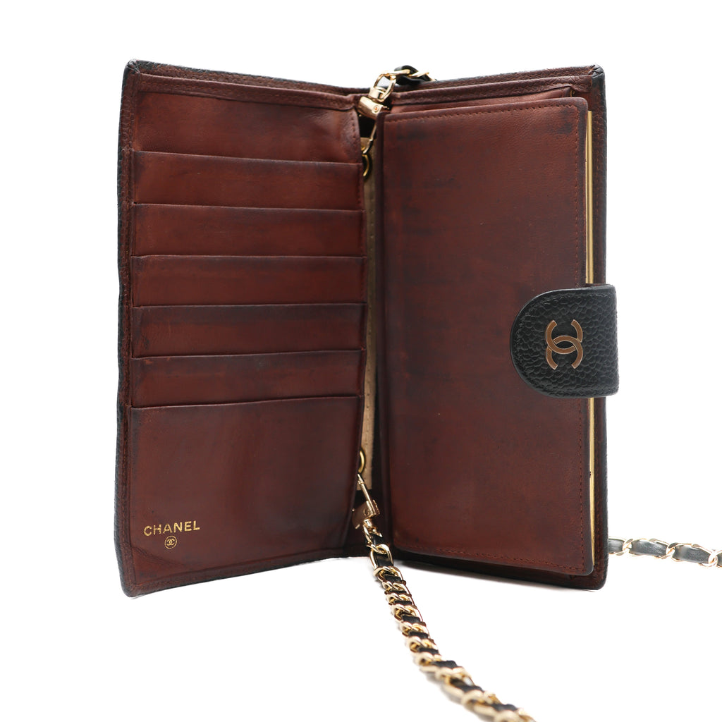 Chanel Portefeuille Noir