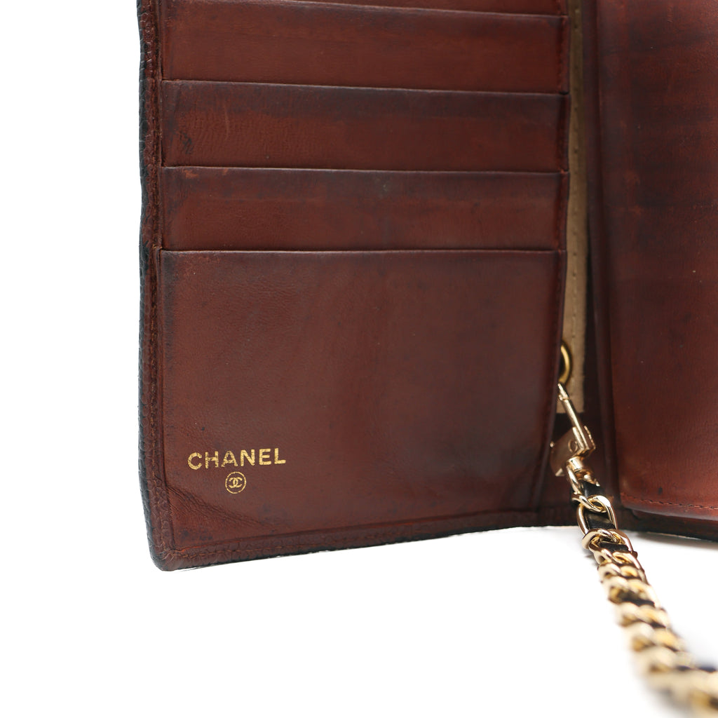 Chanel Portefeuille Noir