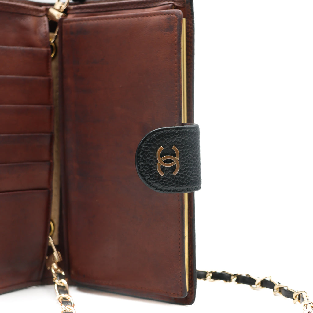 Chanel Portefeuille Noir