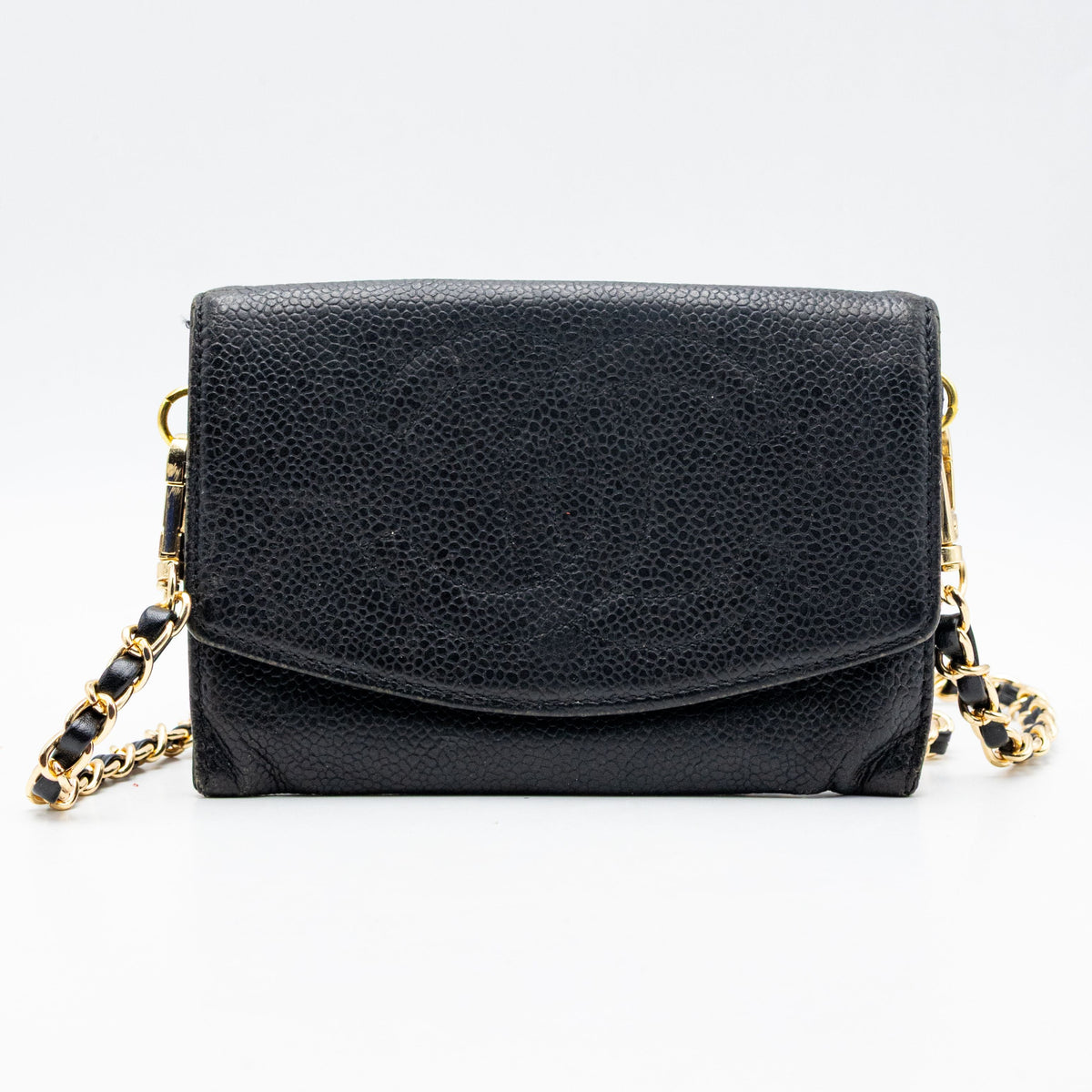 Chanel Sac Bandouillière Cuir Noir