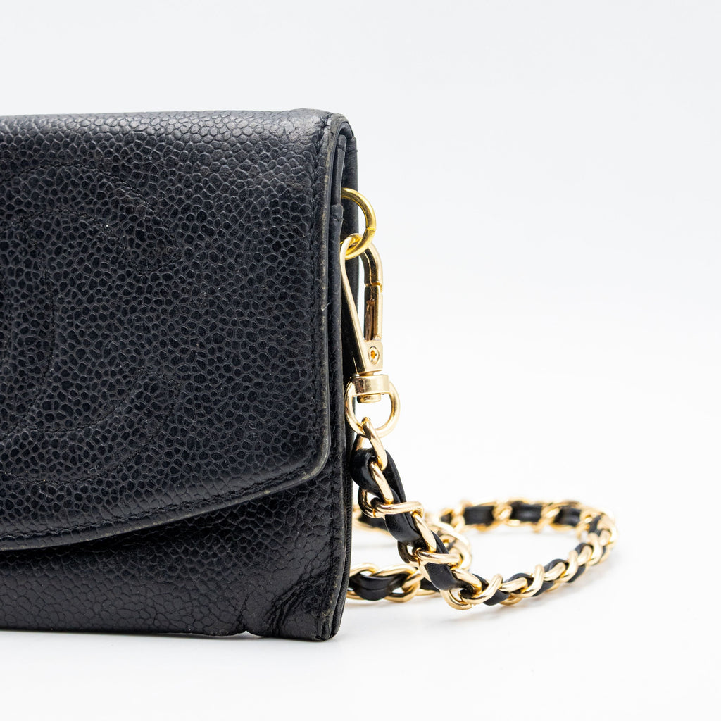 Chanel Sac Bandouillière Cuir Noir