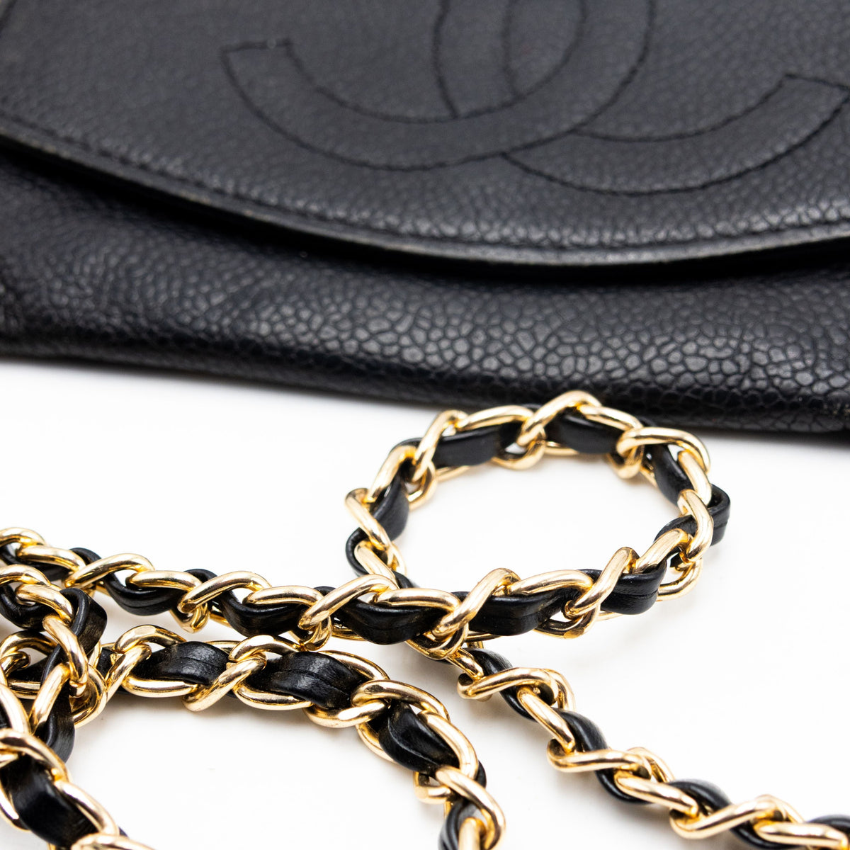 Chanel Sac Bandouillière Cuir Noir