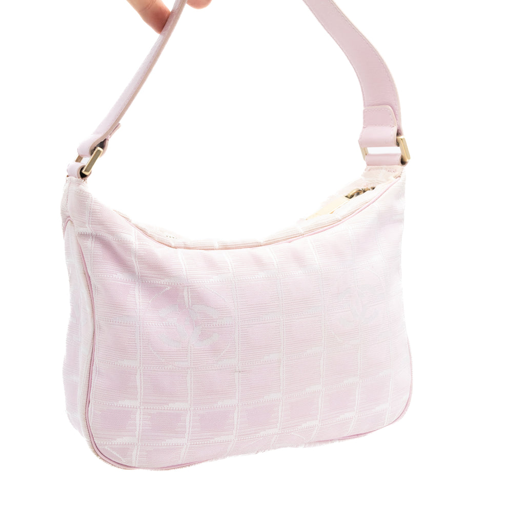 Chanel Sacoche Travel Line Rose