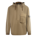 CP Company Flat Nylon Lead Brown Over shirt Jacket