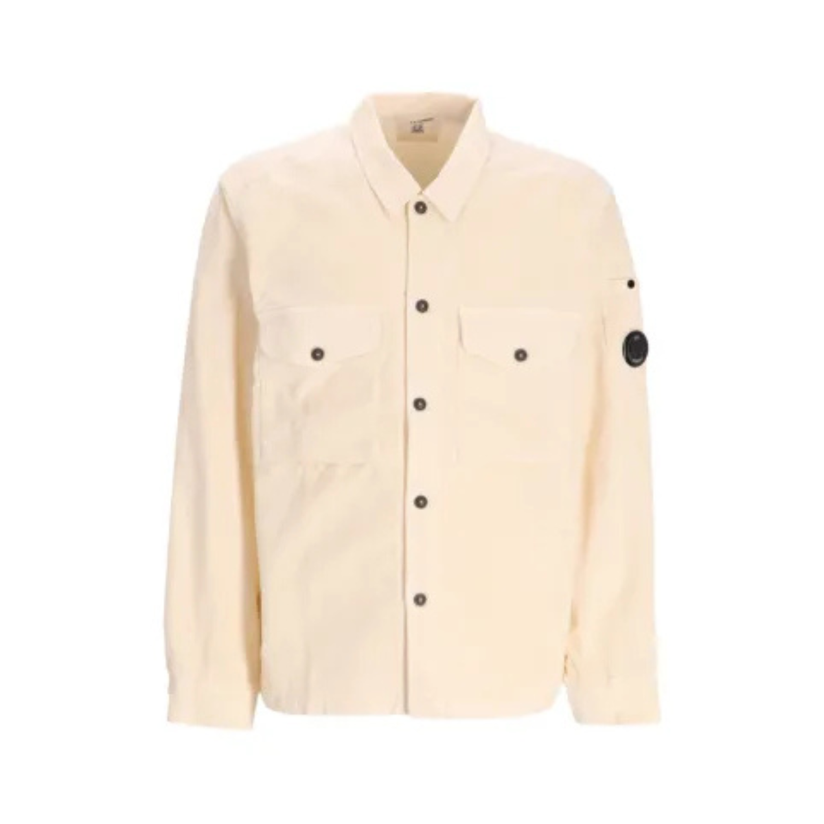 CP Company Surchemise Velours Cotelé Beige