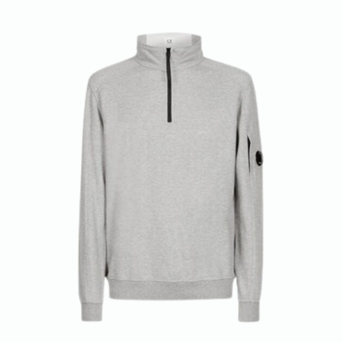 CP Company Sweatshirt Demi Zip Gris
