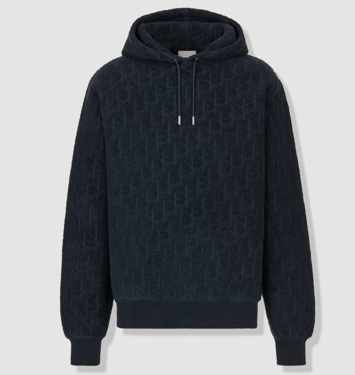 Dior Hoodie Oblique Marine