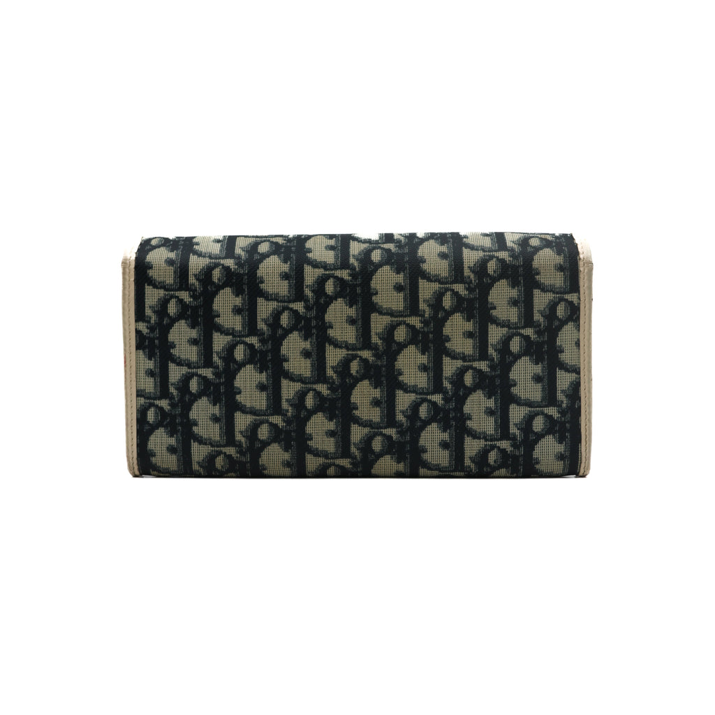 Dior Portefeuille Trotter Monogram Bleu