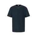 Dior T-Shirt Oblique Bleu Marine