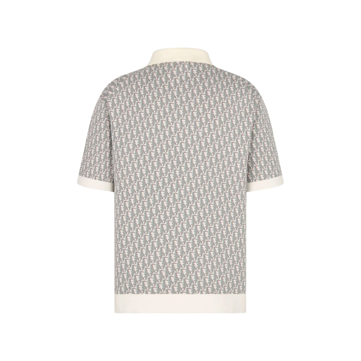 Dior T-Shirt Polo Oblique Bleu Marron
