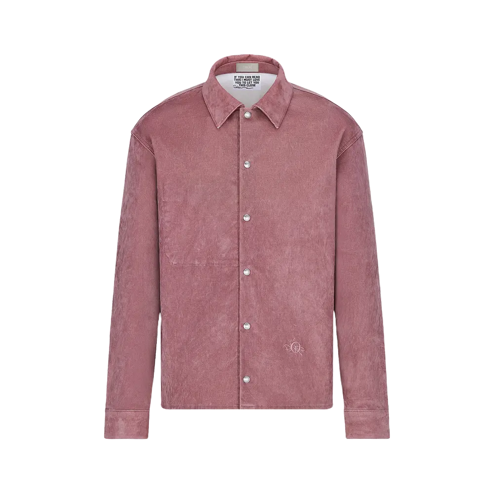 Dior x Cactus Jack Oversized Overshirt 'Dark Pink'