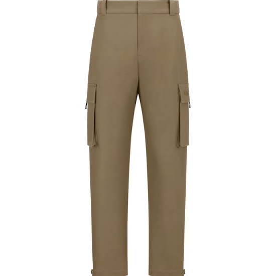 Dior x CACTUS JACK Pantalon cargo Kaki