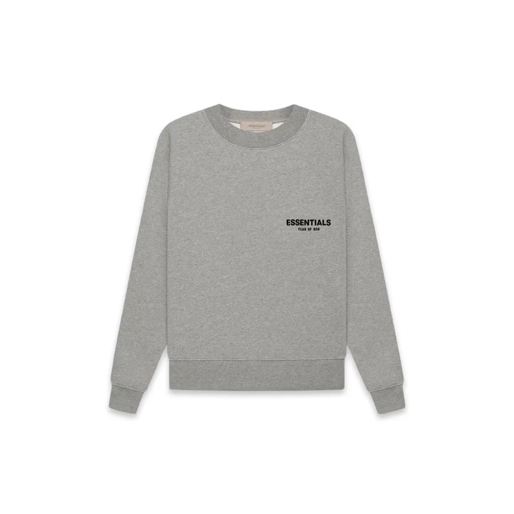 Essentials Crewneck Dark Oatmeal Gris Foncé Fear Of God