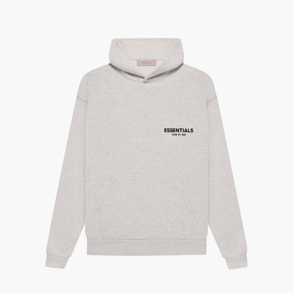 Essentials Hoodie Light Oatmeal Gris Clair Fear Of God