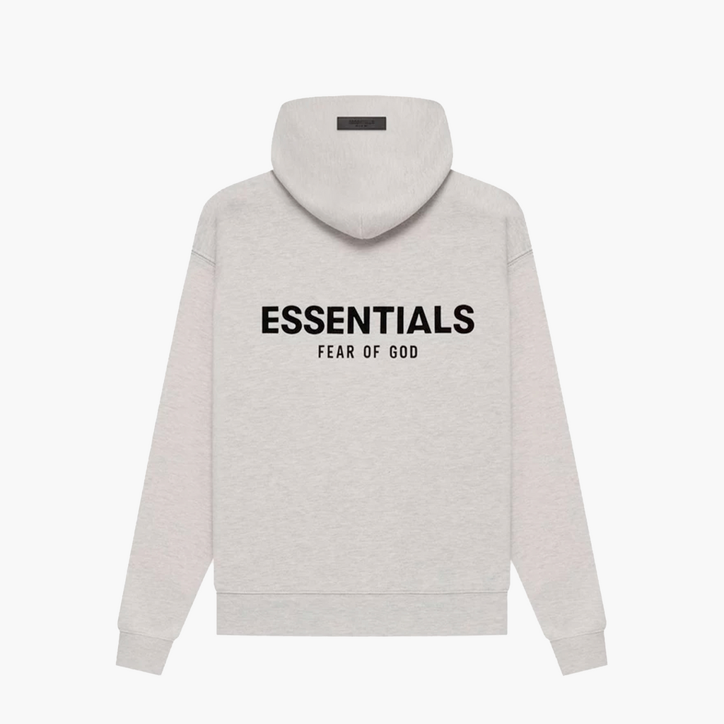 Essentials Hoodie Light Oatmeal Gris Clair Fear Of God
