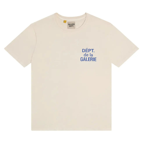 Gallery Dept. French Tee 'Cream/Blue'
