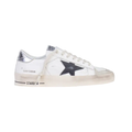 Golden Goose Stardan White Grey Silver