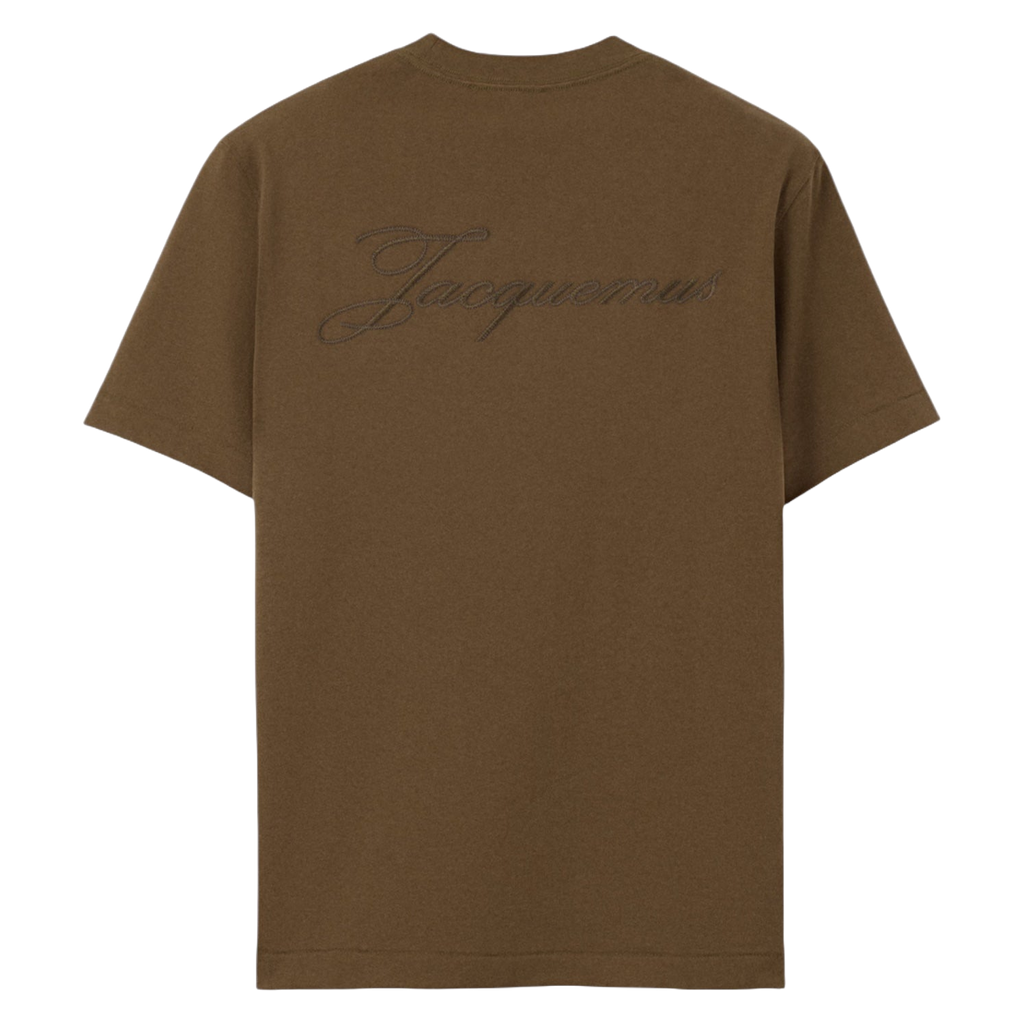 Jacquemus Le t-shirt Logo à logos brodés Kaki