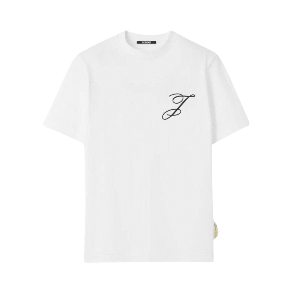 Jacquemus Logo Blanc Brodés