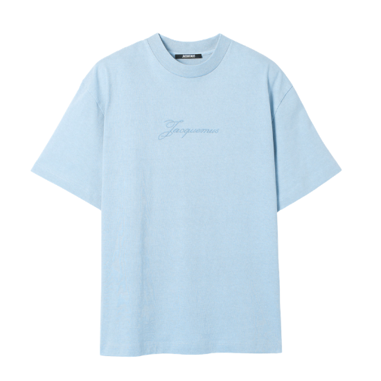 Jacquemus T-shirt Pigmento Bleu