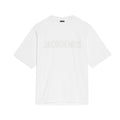 Jacquemus T-shirt Typo Blanc