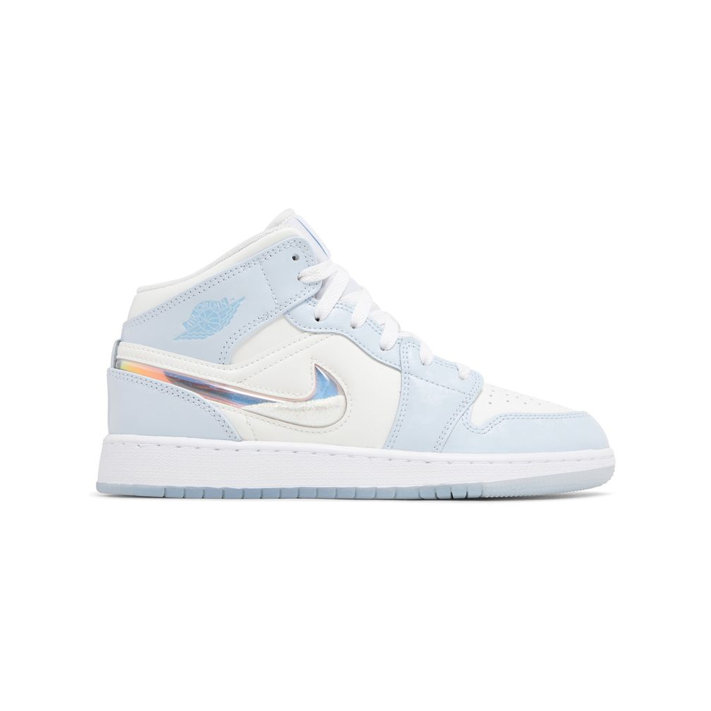 Jordan 1 Mid SE Glitter Swoosh